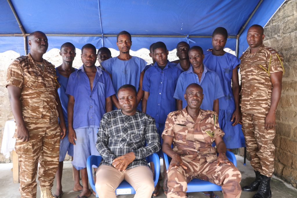 Management of Crime Check Foundation (CCF), an NGO through its Petty Offenders Project has paid the court fines of nine inmates of the Koforidua Local Prisons.