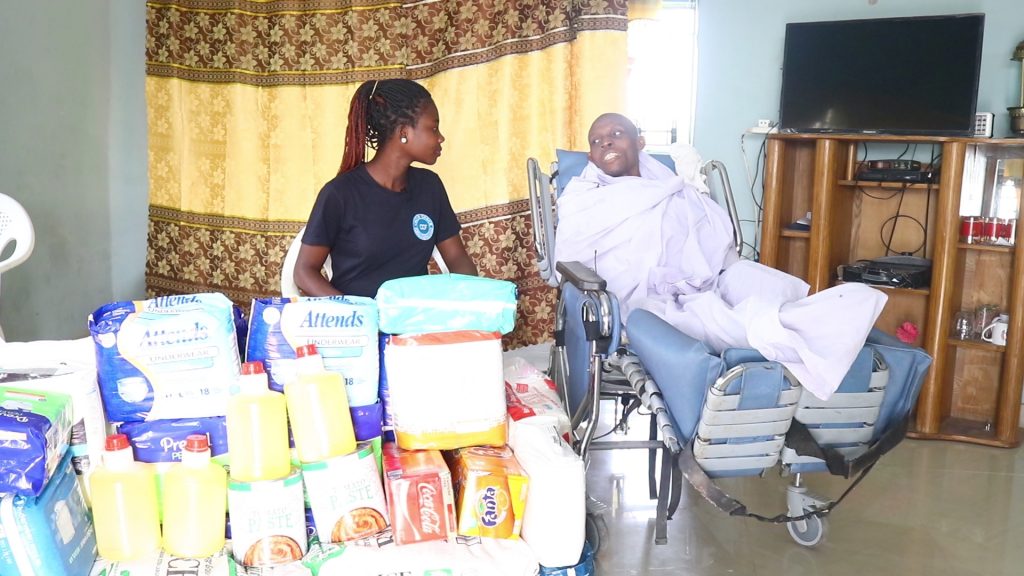 “I know God has something good for me so I am never discouraged”: says hopeful Philip Bentum Turkson as Crime Check Foundation pays him a visit.