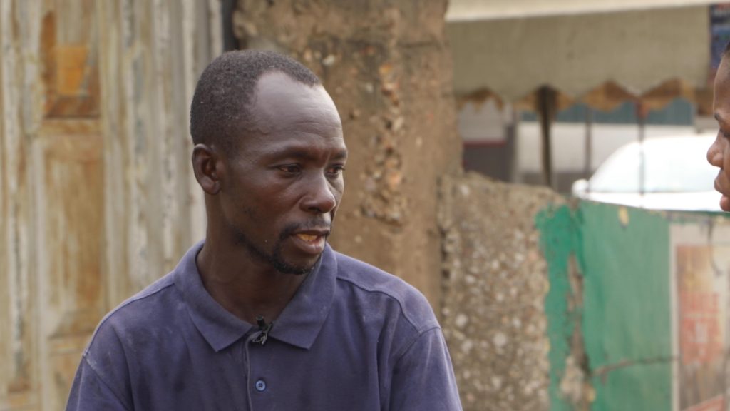 42year old coconut seller, Kwao Issah sleeps on the streets of Accra while struggling to survive.